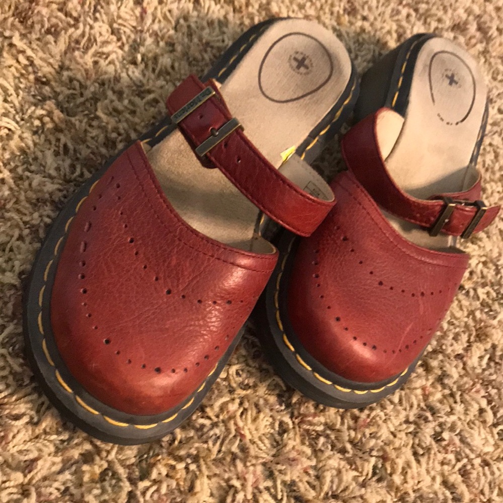 Dr. Martens slide Mary Janes, size 8